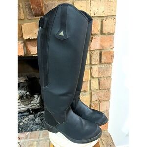 Mountain Horse Thermolite Tall Riding Boots Women's 8 EU 39 Black Equestrian